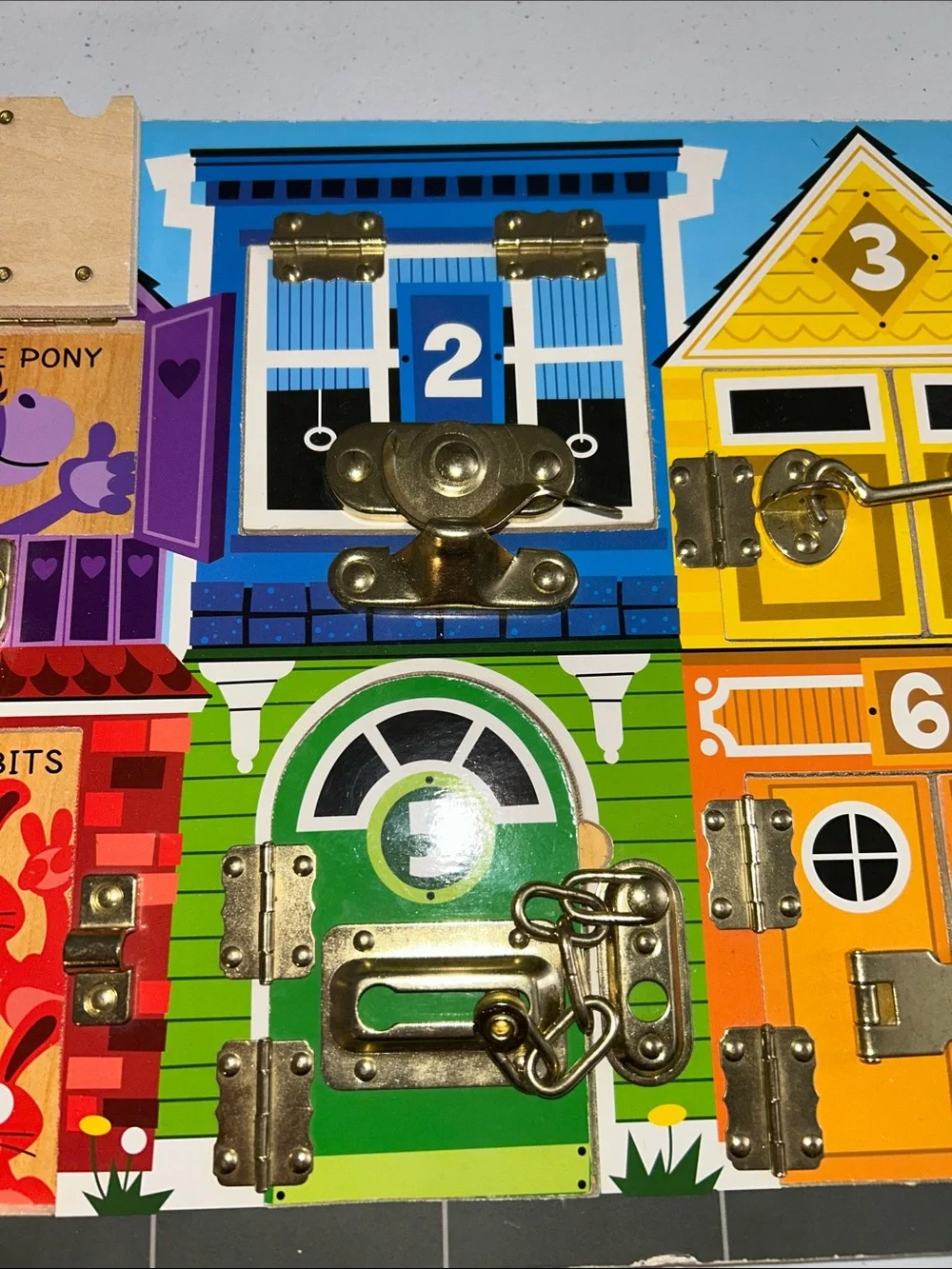 Melissa & Doug Kids Latch Board Ages 3*